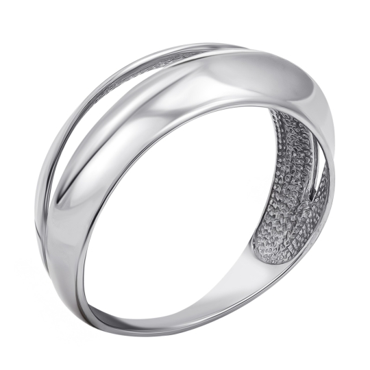 Кольцо из серебра  с фианитом