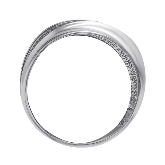 Кольцо из серебра  с фианитом