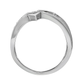 Кольцо из серебра с фианитами