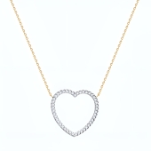 Колье из золота с фианитами