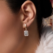 Серьги из золота с бриллиантами