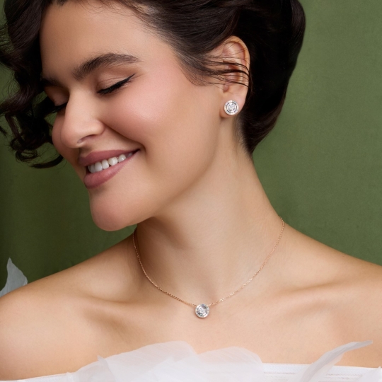 Серьги из золота с бриллиантами