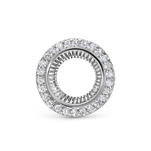 Подвеска из белого золота с бриллиантами