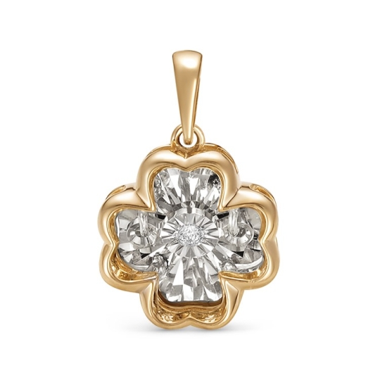 Подвеска из золота "Знак зодиака Стрелец"