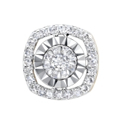 Подвеска из лимонного золота с бриллиантами