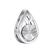 Подвеска из серебра с фианитом