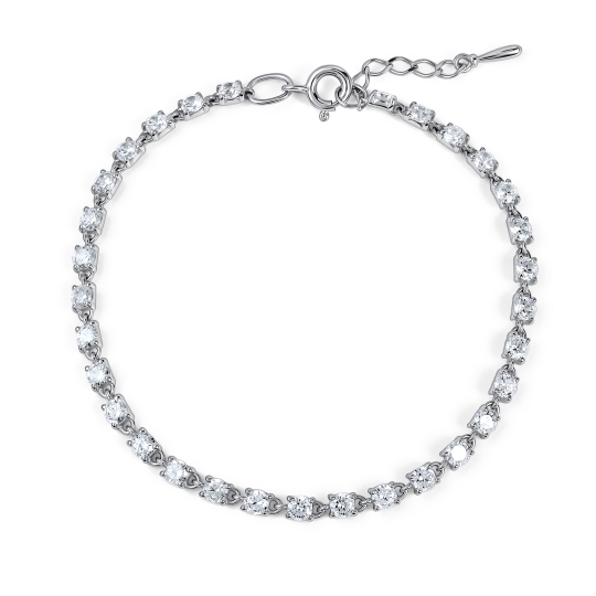 Браслет из серебра с позолотой