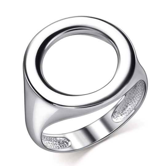 Кольцо из серебра с фианитами 