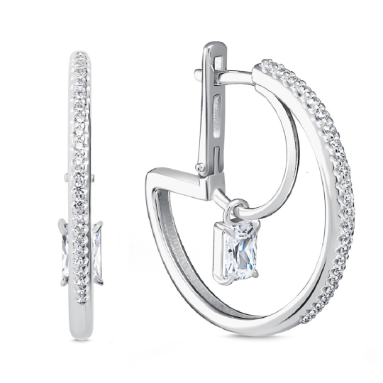 Серьги из серебра 