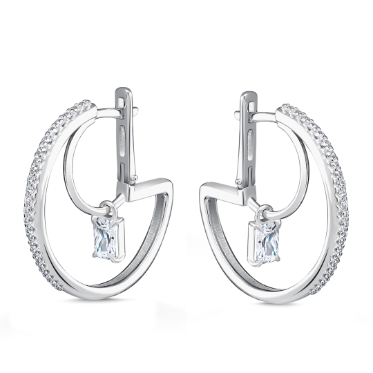 Серьги из серебра 