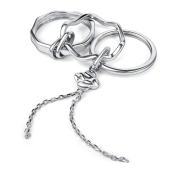 Кольцо-трансформер из серебра