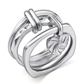 Кольцо-трансформер из серебра