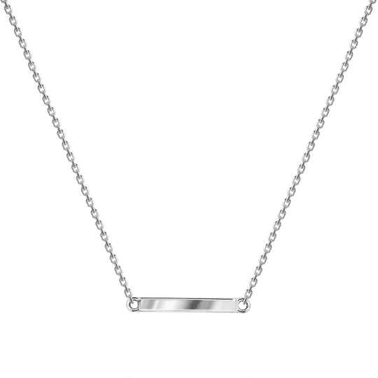 Колье из серебра с фианитами