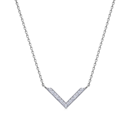 Колье из серебра