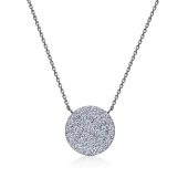 Колье из серебра с фианитами