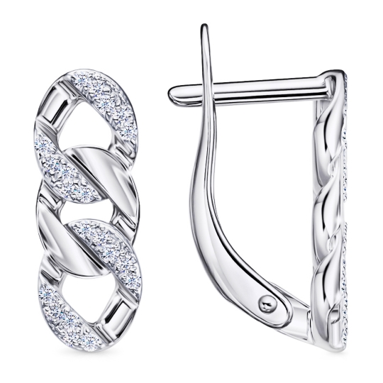 Серьги из серебра