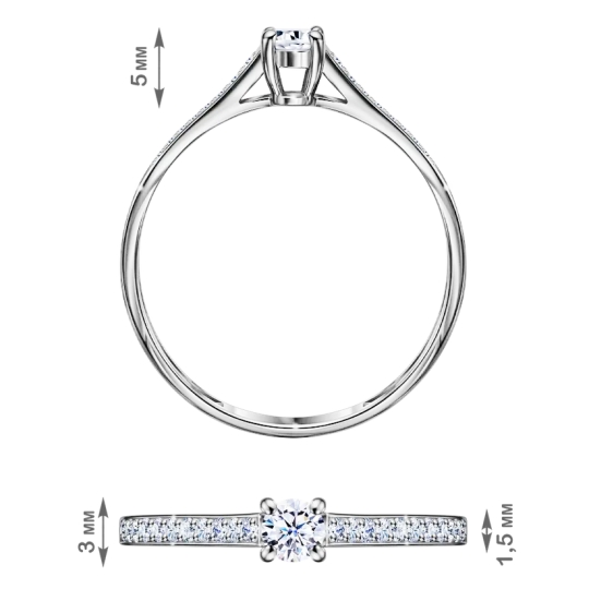 Кольцо из серебра