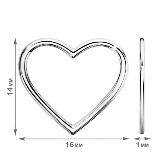 Подвеска из серебра с ювелирным кристаллом