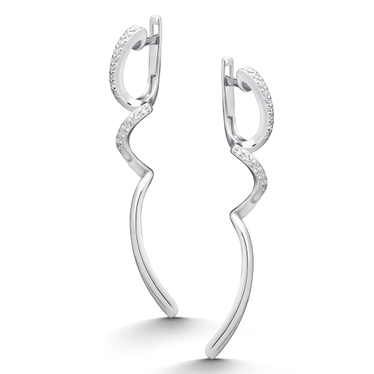 Серьги из серебра