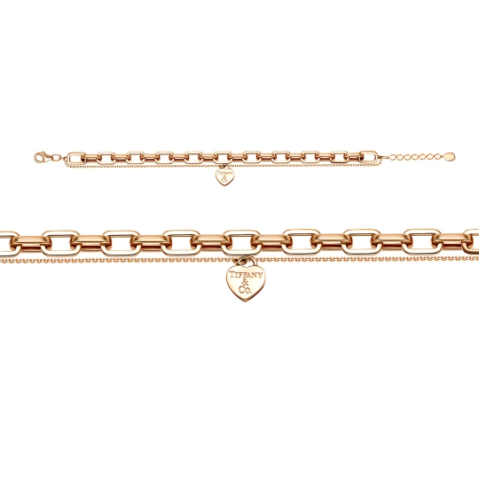 Браслет из золота с черными фианитами