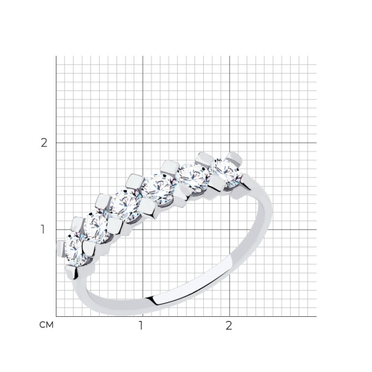 Кольцо из золота с рубиновыми корундами