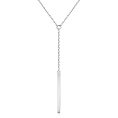 Колье-галстук из серебра