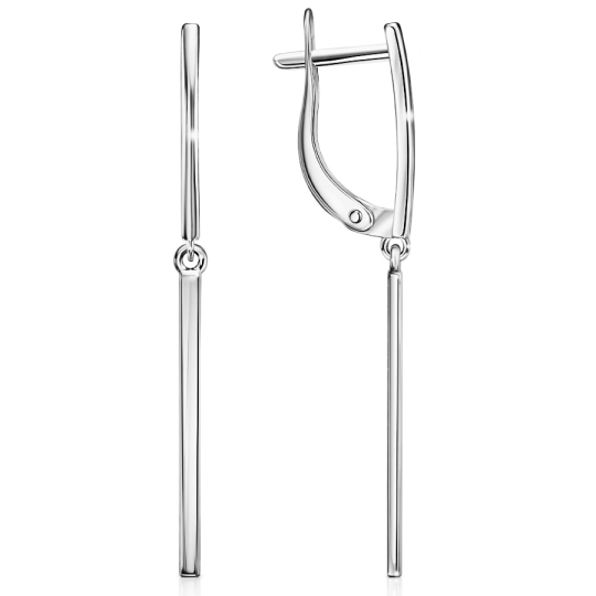 Колье-галстук из серебра