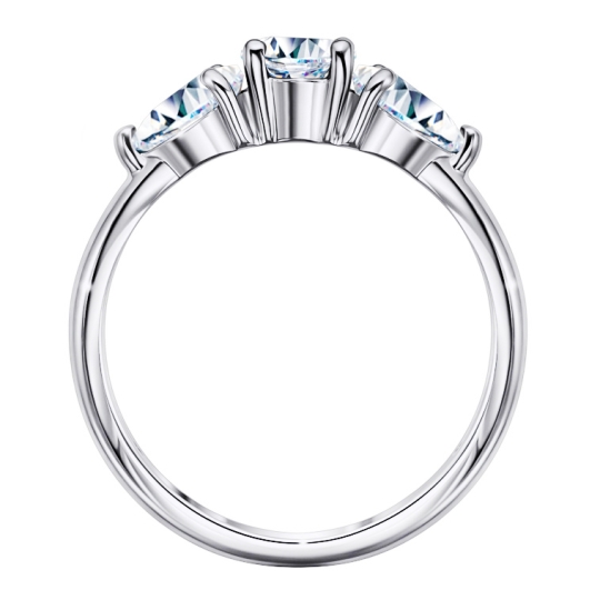 Кольцо из серебра с позолотой и эмалью