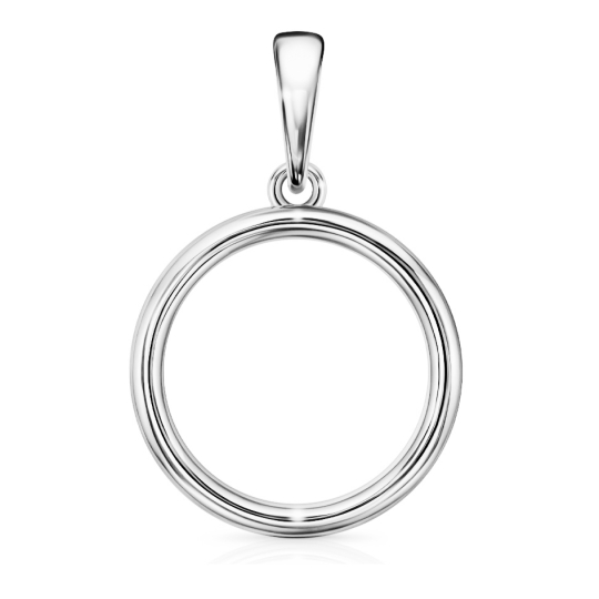 Подвеска из серебра с кварцем