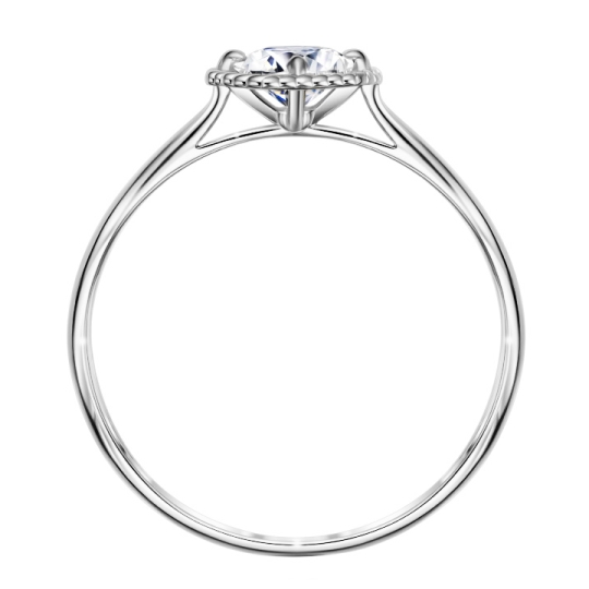 Кольцо из серебра с топазом