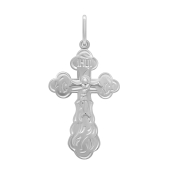 Подвеска-крест из серебра