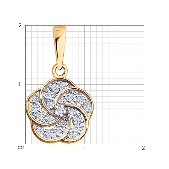 Подвеска из золота "Знак зодиака Скорпион"