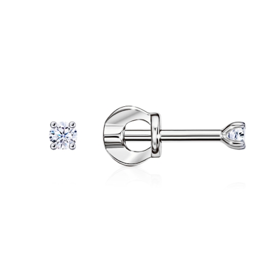 Серьги из серебра с топазами Swiss и фианитами