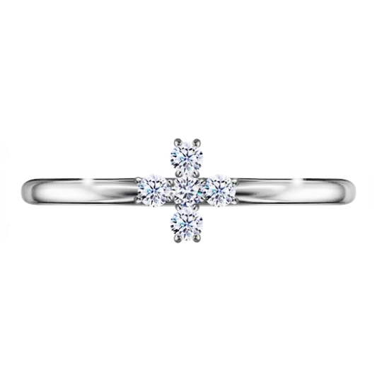 Кольцо из серебра с позолотой