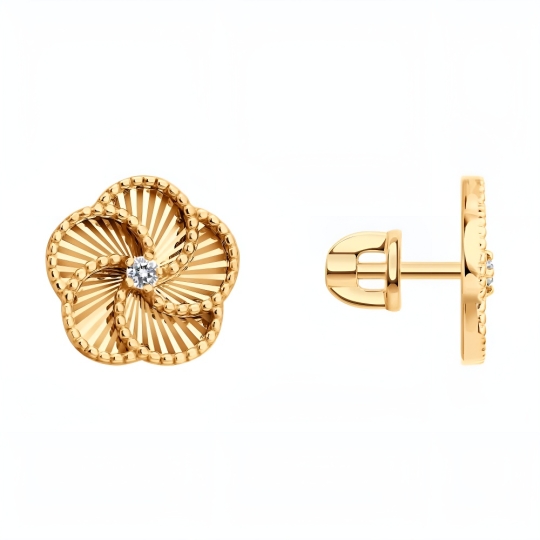 Подвеска из золота с фианитом