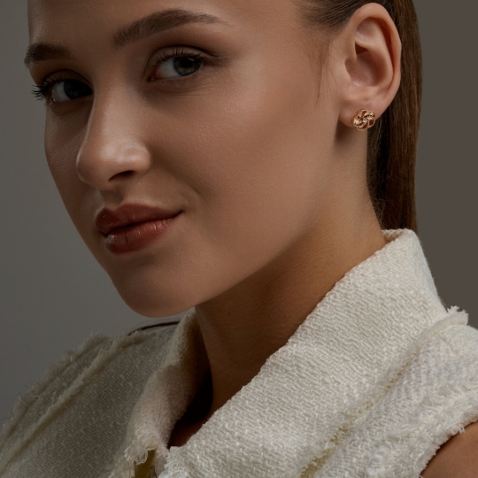 Подвеска из золота с фианитом