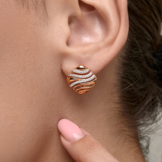 Подвеска из золота с фианитами