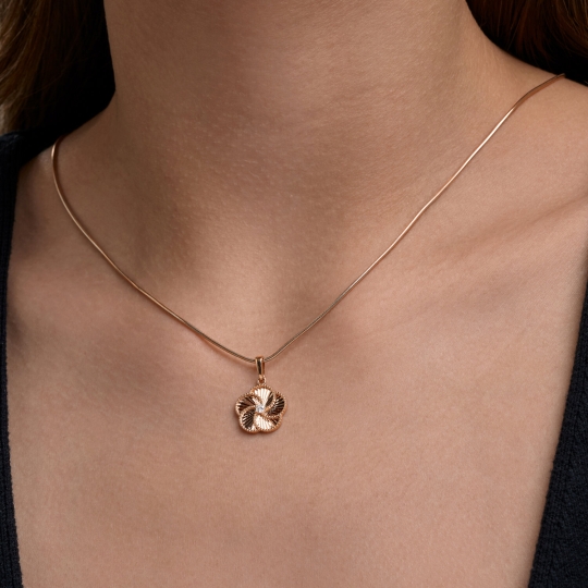 Подвеска из золота с фианитами