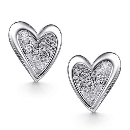 Подвеска из серебра с бриллиантом