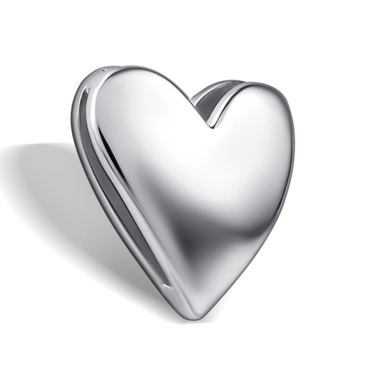 Подвеска из серебра с позолотой и фианитами