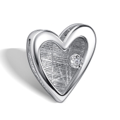 Подвеска из серебра с бриллиантом