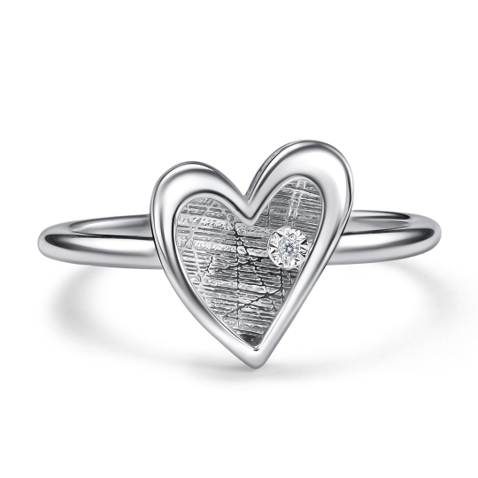 Подвеска из серебра с бриллиантом