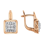 Серьги из золота с бриллиантами