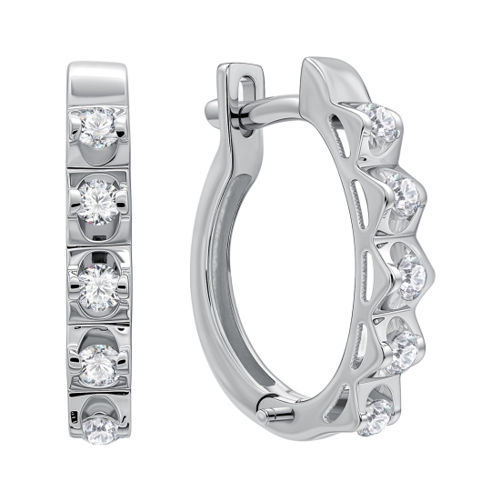 Серьги из золота с жемчугом