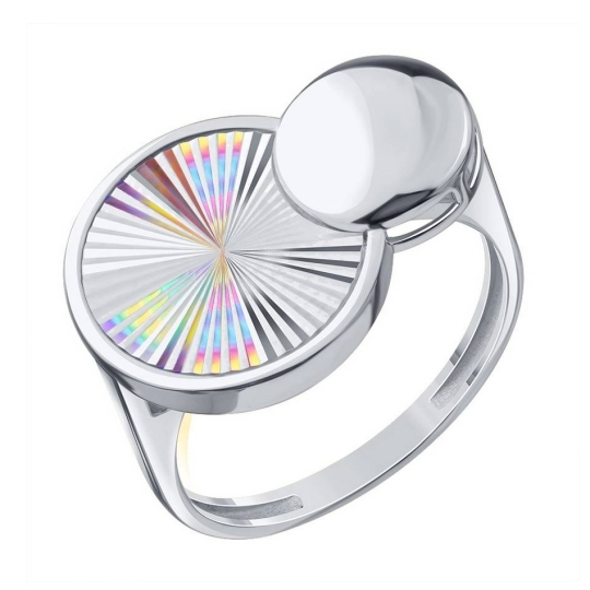 Кольцо из золота с фианитами