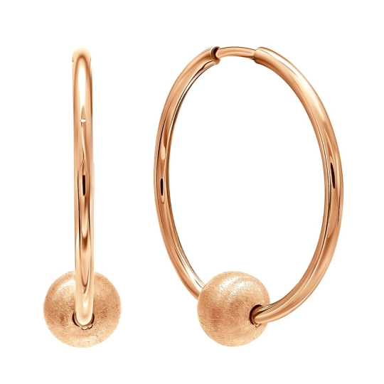 Серьги из золота с топазами London и фианитами