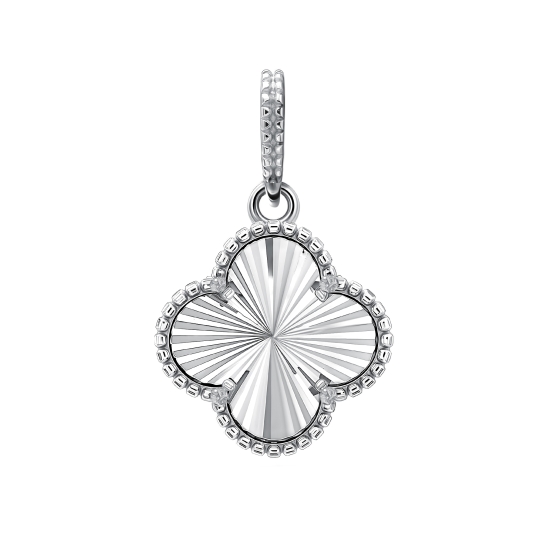 Подвеска из серебра с фианитами