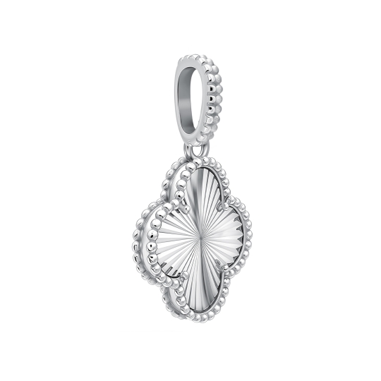 Подвеска из серебра с фианитами