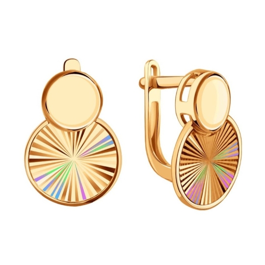 Кольцо из золота с алмазной гранью