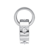 Подвеска из серебра с фианитами